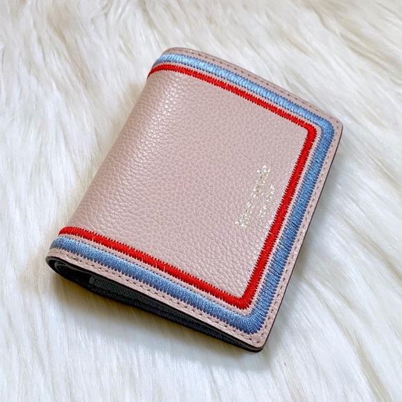 Kate Spade Small Bifold Eva Embroidered Wallet - Picture 2 of 8